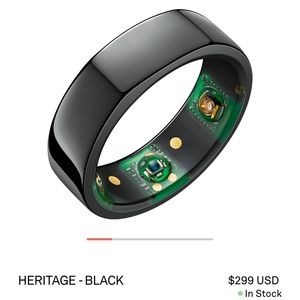 Oura Ring - Heritage - Black - size 12